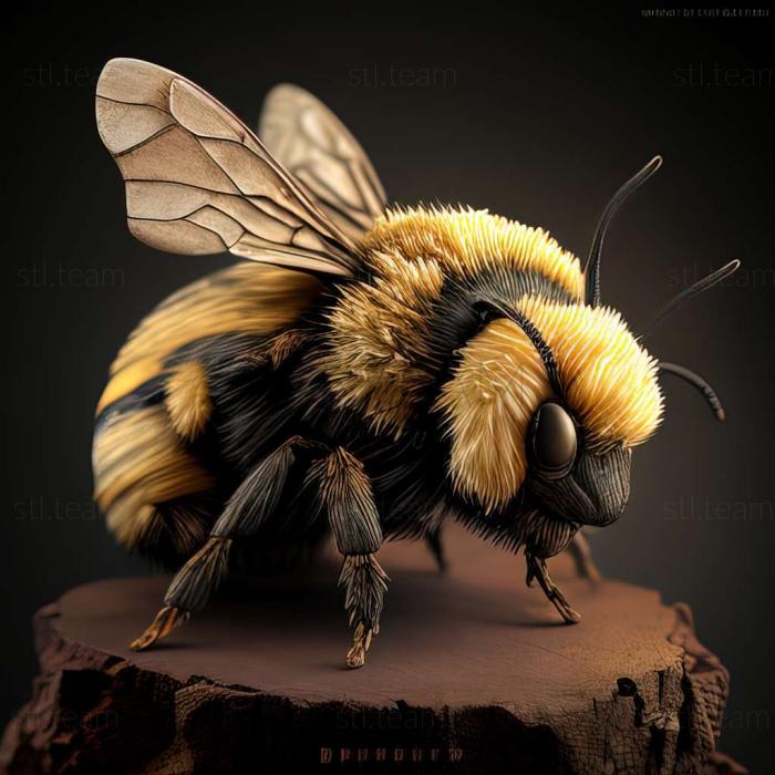 3D model Bombus hyperboreus (STL)